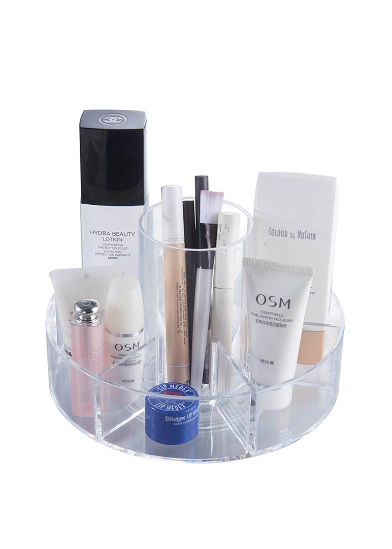 Porta Cosmetici Girevole 7 Posti | Organizer Trucco Rotante