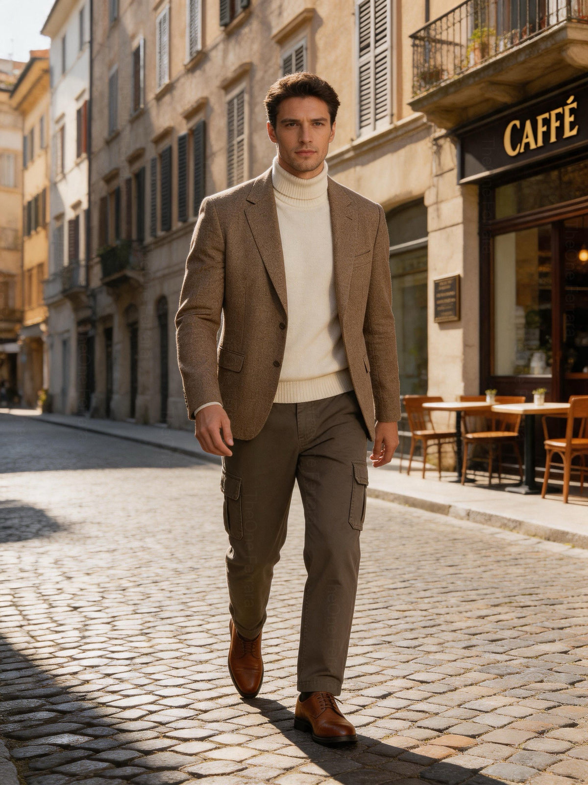 Pantaloni Cargo Uomo in Cotone Premium Regular Fit Autunno Inverno IT 46-60