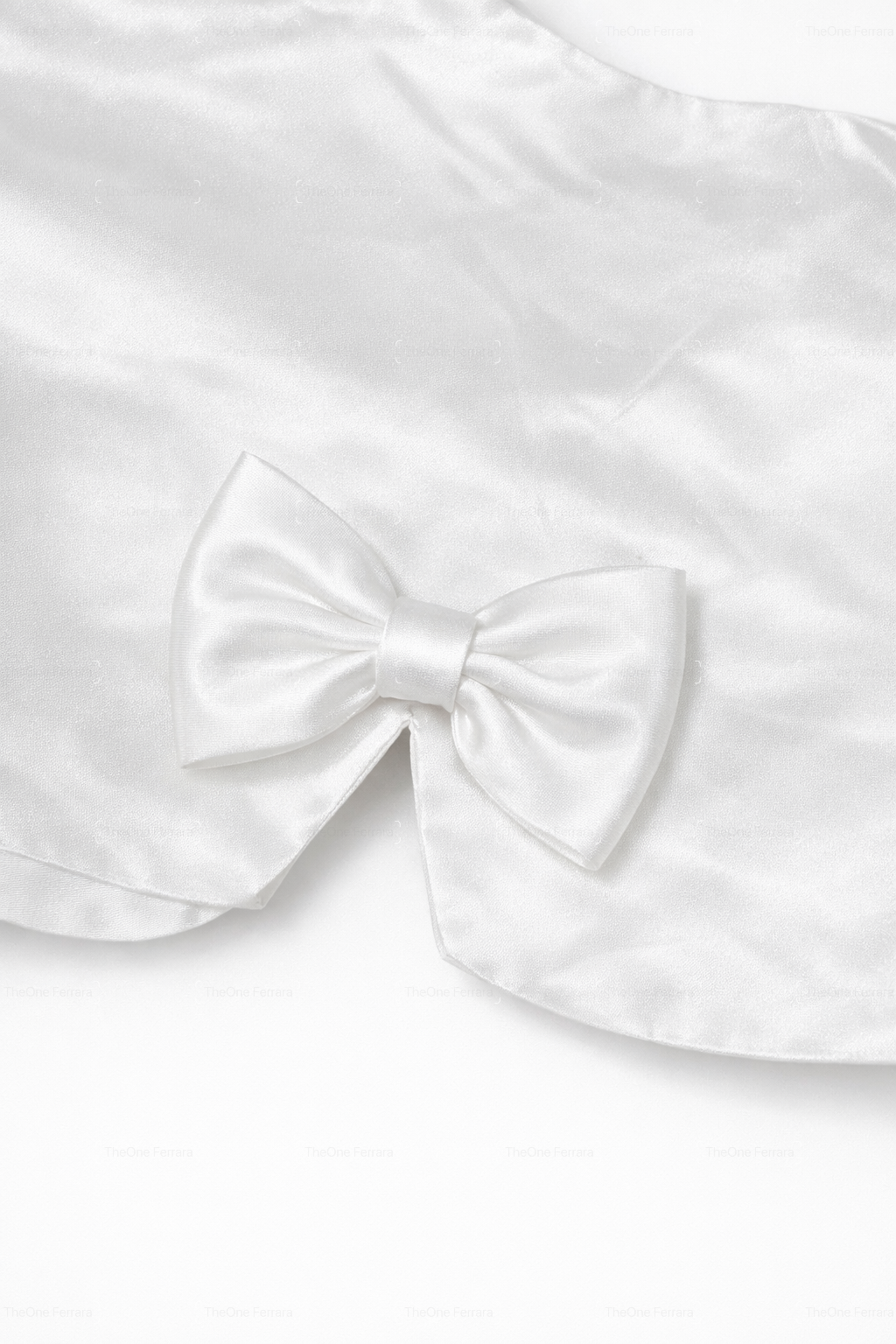 Bolero Bianco Bambina Elegante 2-14 Anni – Coprispalle Cerimonia con Fiocco Posteriore-23076