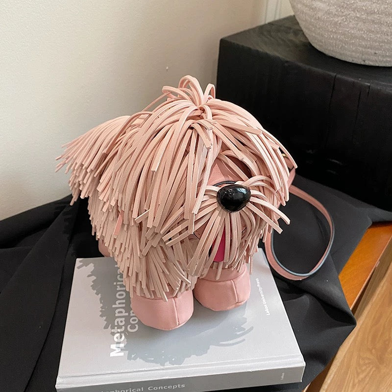 Borsa a forma di cagnolino|Borsa a tracolla creativa e carina|Accessorio alla moda per ragazze