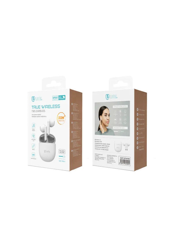 Auricolari Bluetooth TWS Semi-In-Ear – Chip AB5656C, 50H Autonomia, Type-C | UNICO