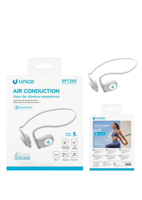 Auricolare Bluetooth Open-Ear da Collo – 7H Autonomia, Bluetooth 5.3 | UNICO