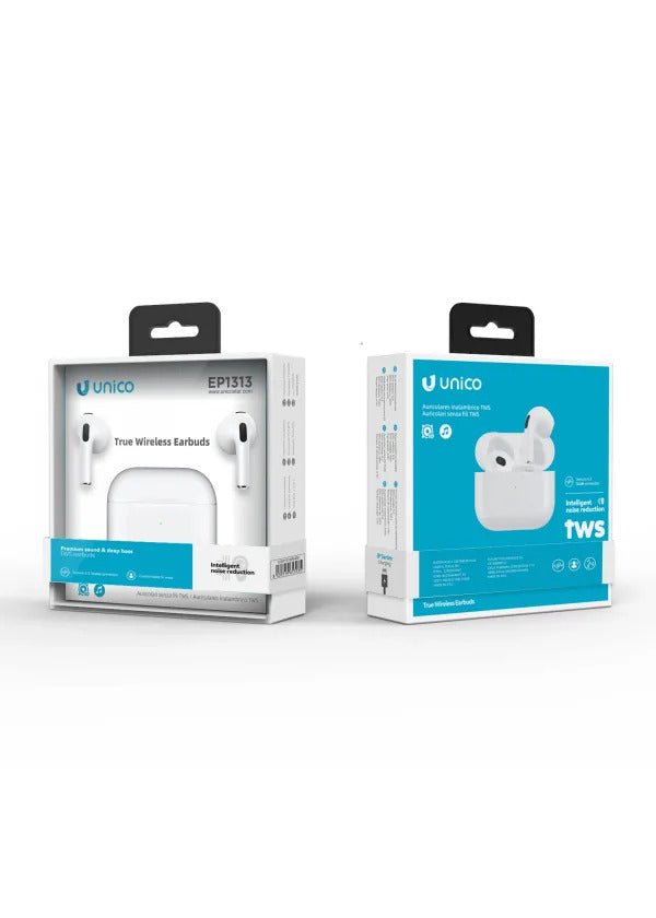 Auricolari Bluetooth TWS 4a Generazione – Connessione Istantanea, 50H Autonomia | UNICO