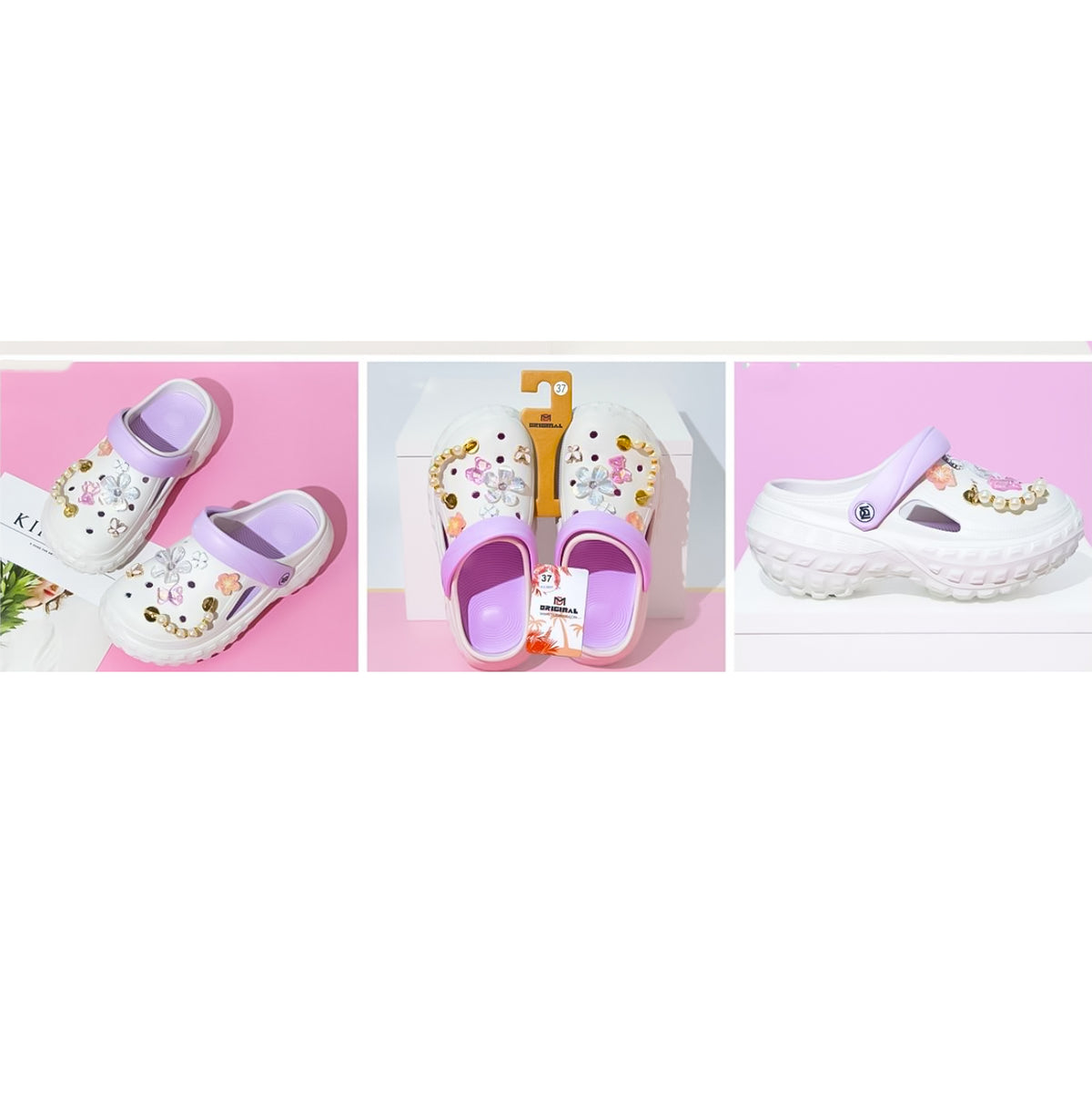 Scarpe Principessa Brillante” – Brilla ad ogni passo!4.5CM Bianco