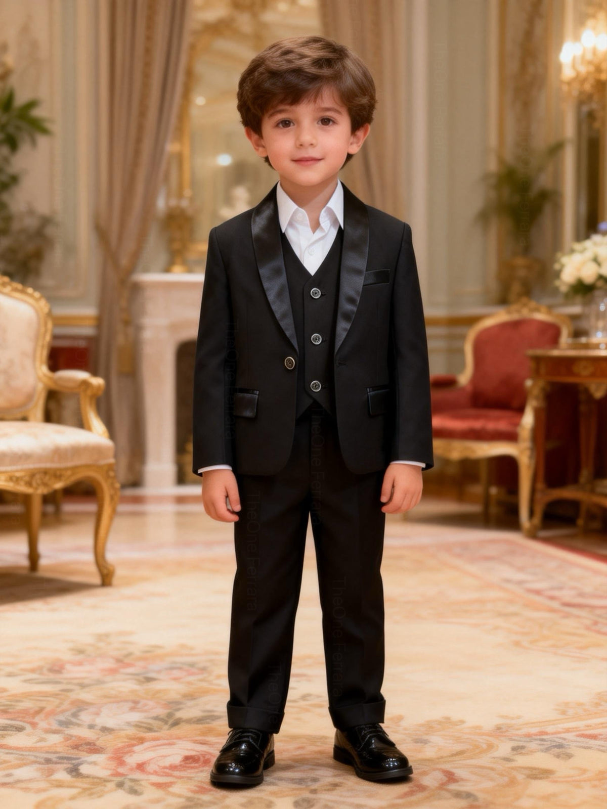 Elegante Completo Cerimonia 5 Pezzi per Bambini 1‑16 Anni – A17-TheOne Ferrara