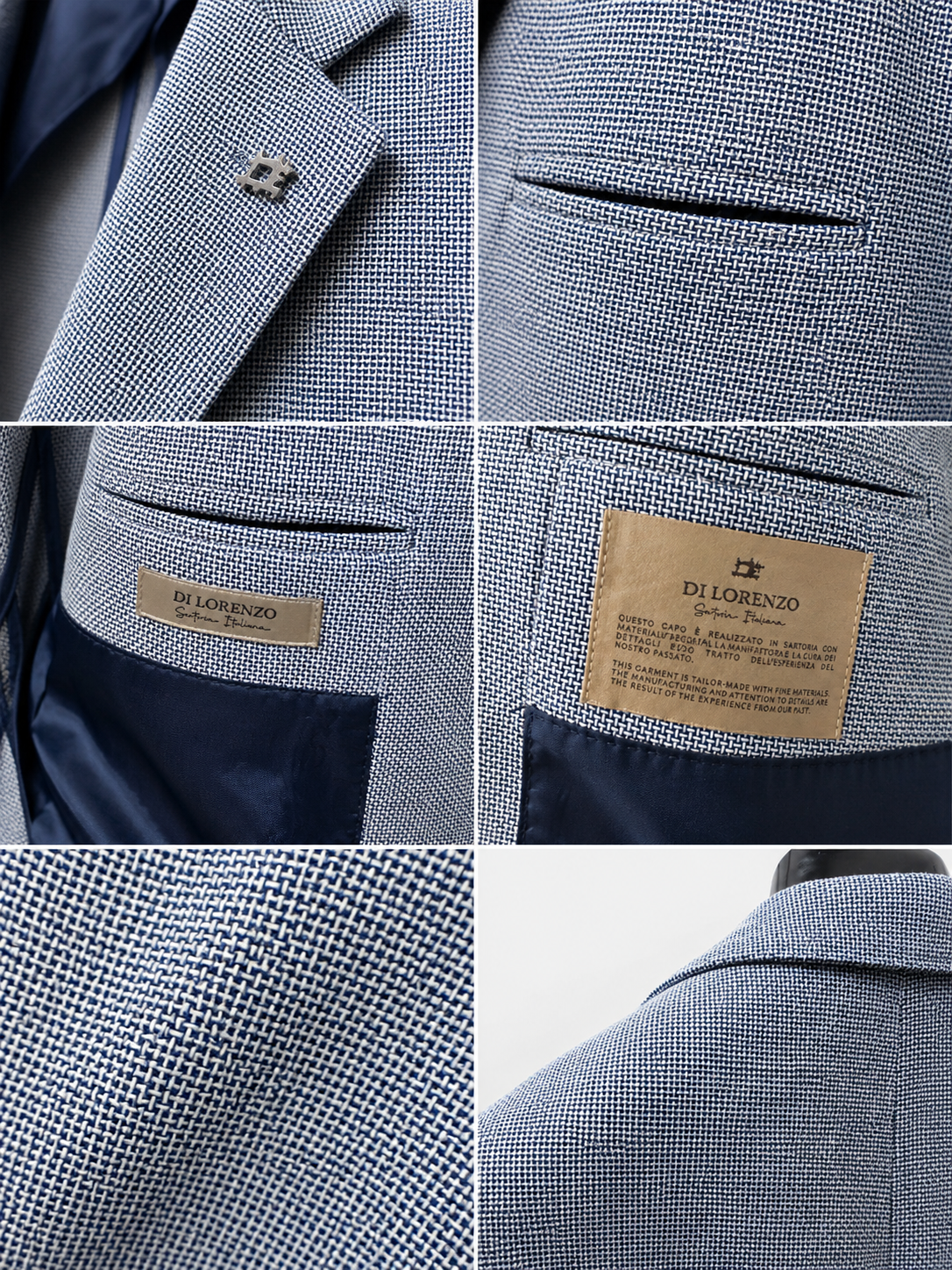Giacca da Uomo Casual – Misto Cotone e Lino