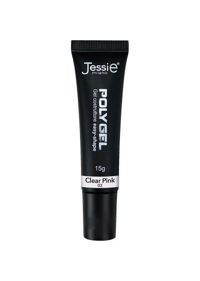 Polygel Gel Costruttore Trasparente 15g – Easy Shape, Inodore, UV/LED