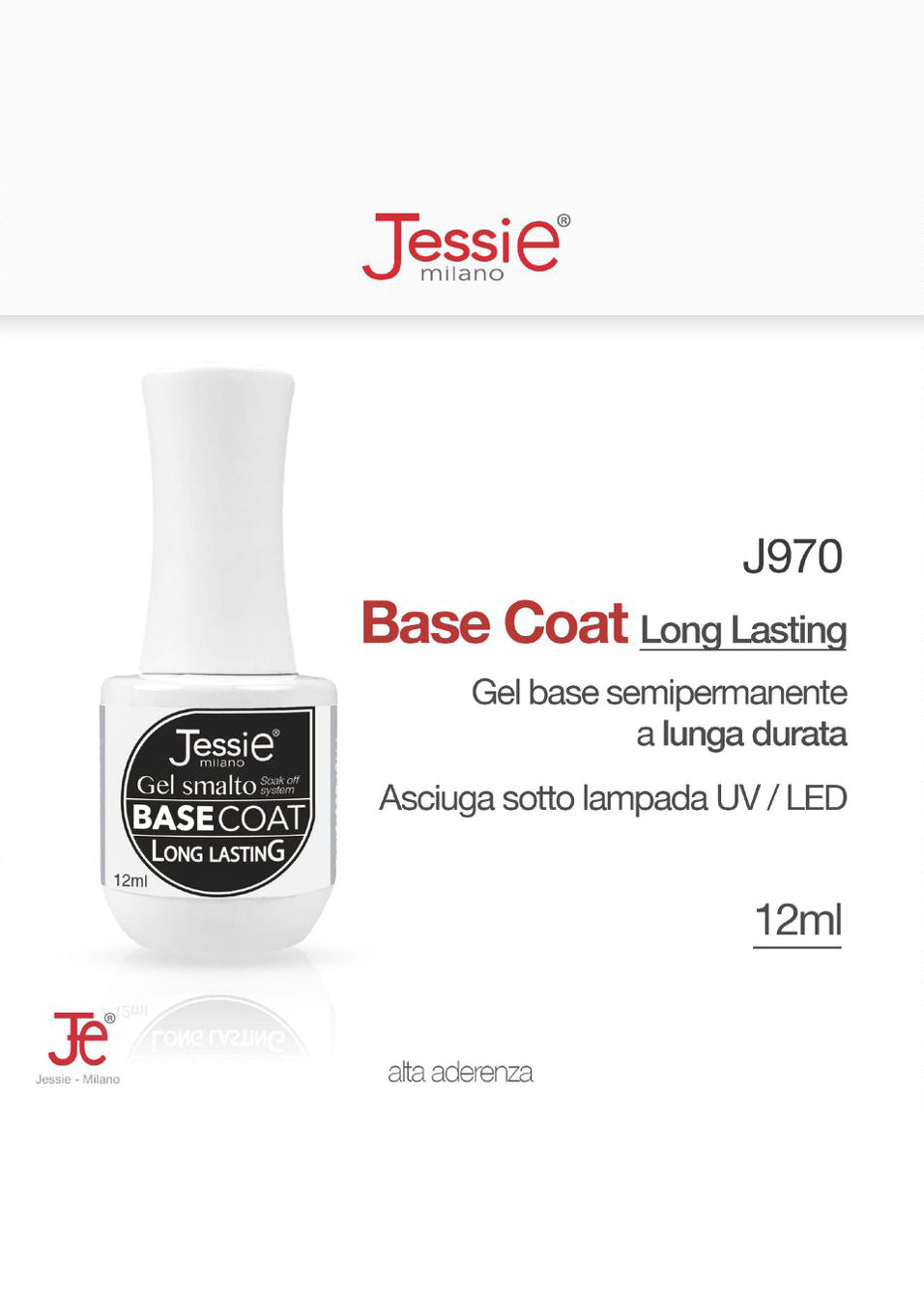 Base Coat Gel Semipermanente COLOR SHINE 12ml