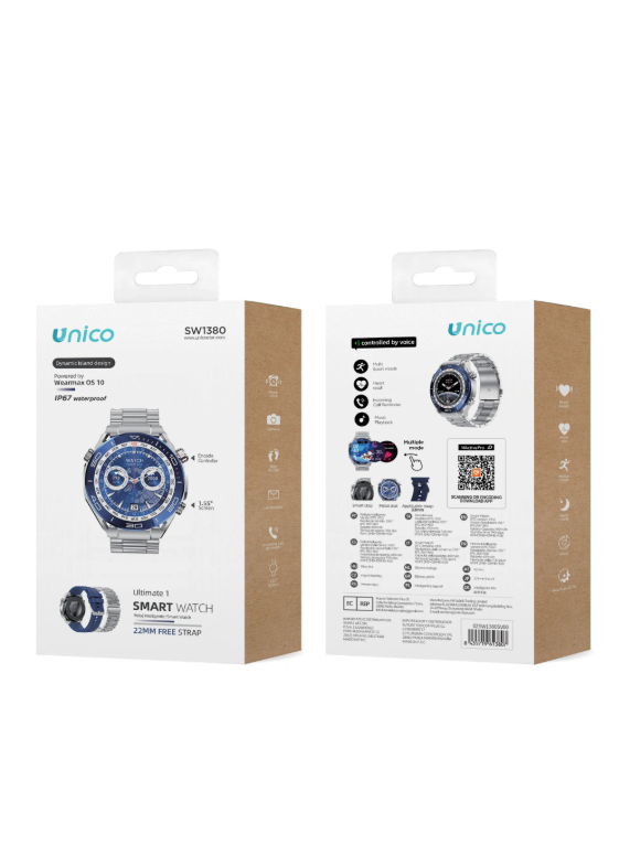 Smart Watch Ultimate Extraordinary Master | Doppio Cinturino Metallo + Silicone