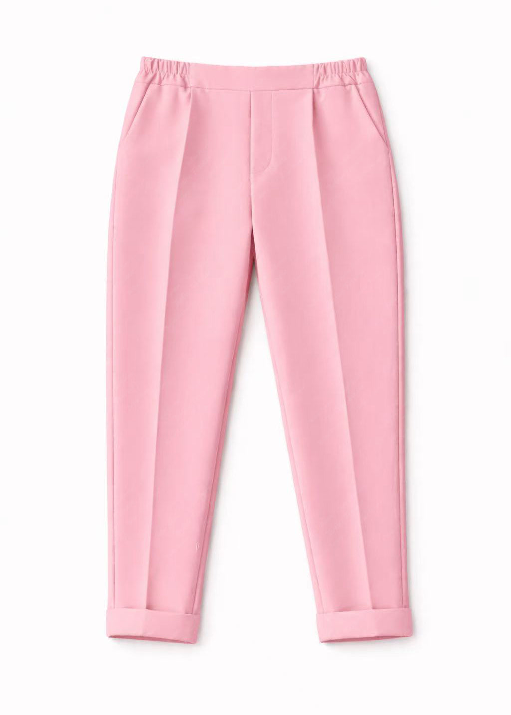 Tailleur Donna Elegante – Completo Donna Ufficio Stile Italiano S-3XL Rosa - 382 Pantaloni