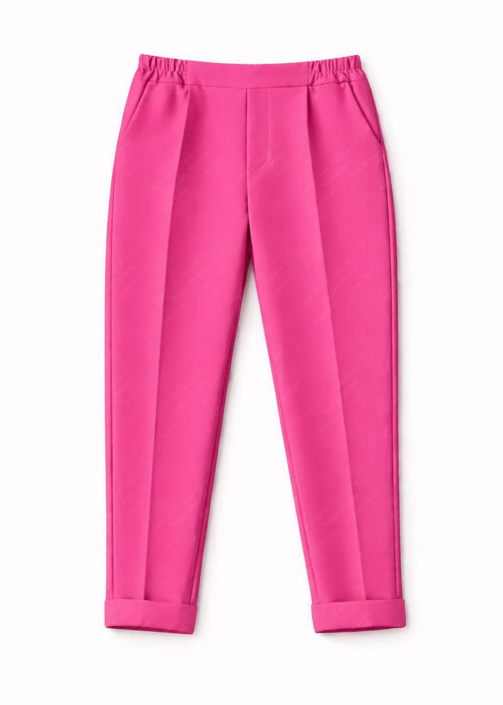 Tailleur Donna Elegante – Completo Donna Ufficio Stile Italiano S-3XL Fucsia Pantaloni