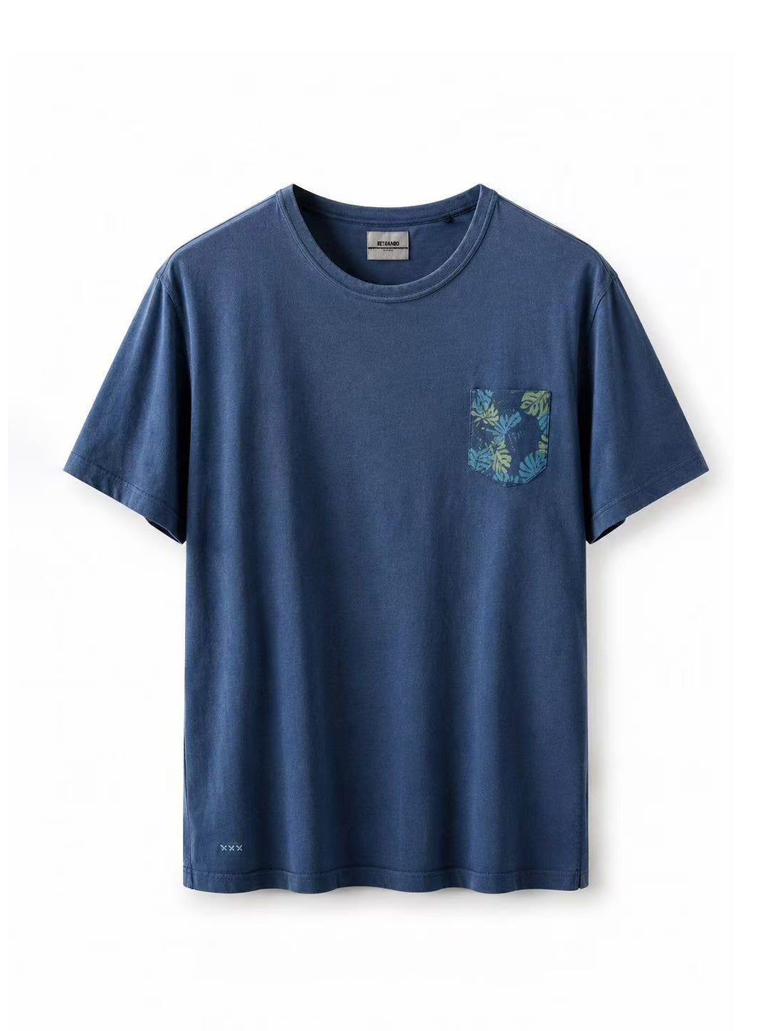 T-shirt Uomo 100% Cotone – Made in Italy Blu navy
