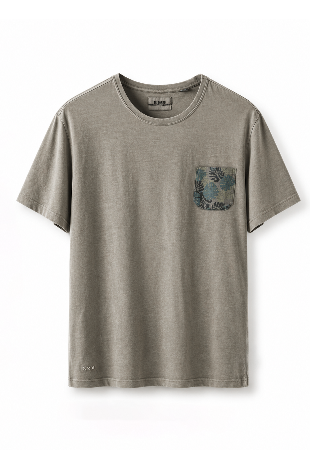 T-shirt Uomo 100% Cotone – Made in Italy Marrone