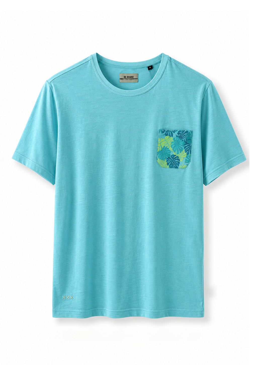 T-shirt Uomo 100% Cotone – Made in Italy Azzuro