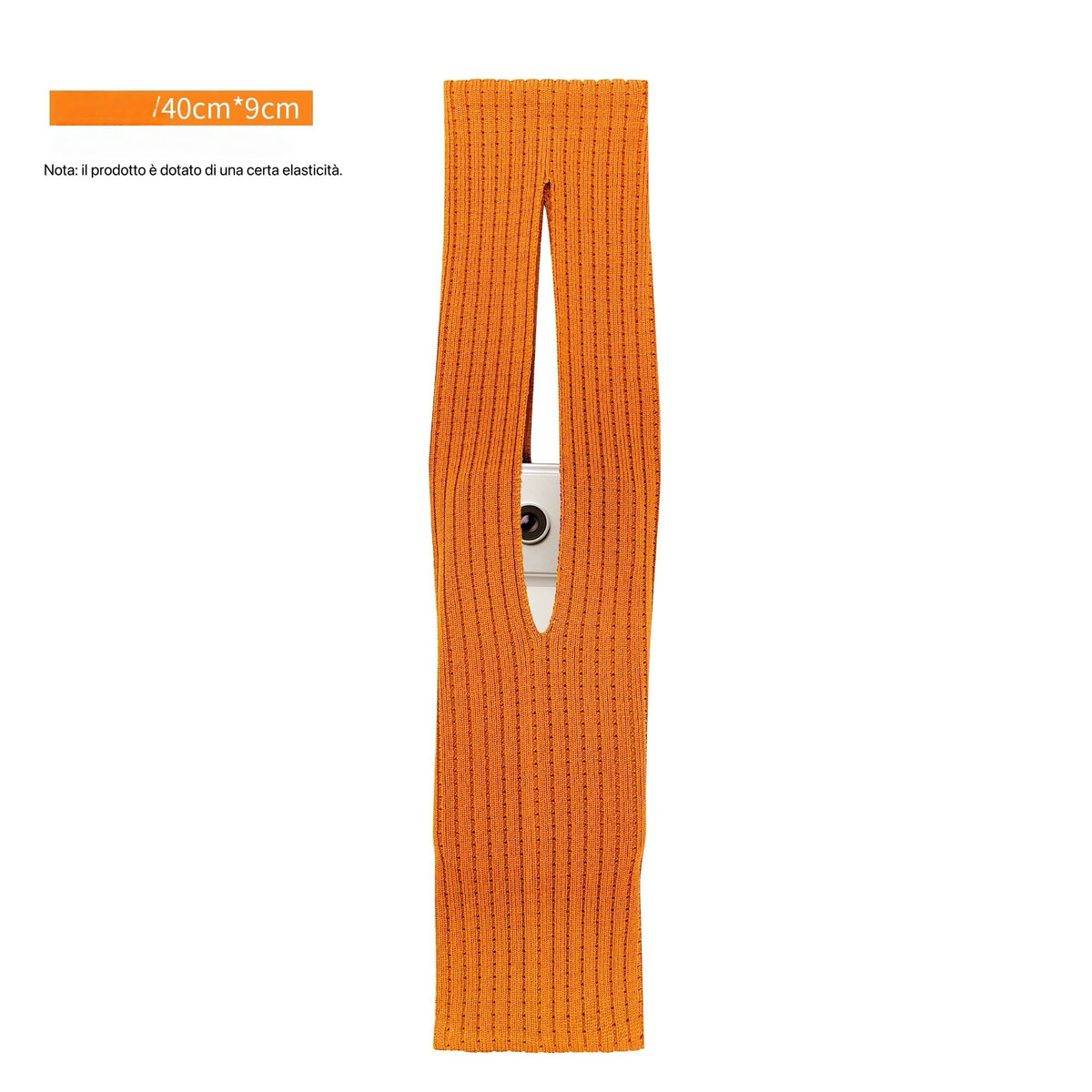 Porta Smartphone da Braccio in Maglia | 8 Colori | 40×9 cm Arancione 40cm*9cm