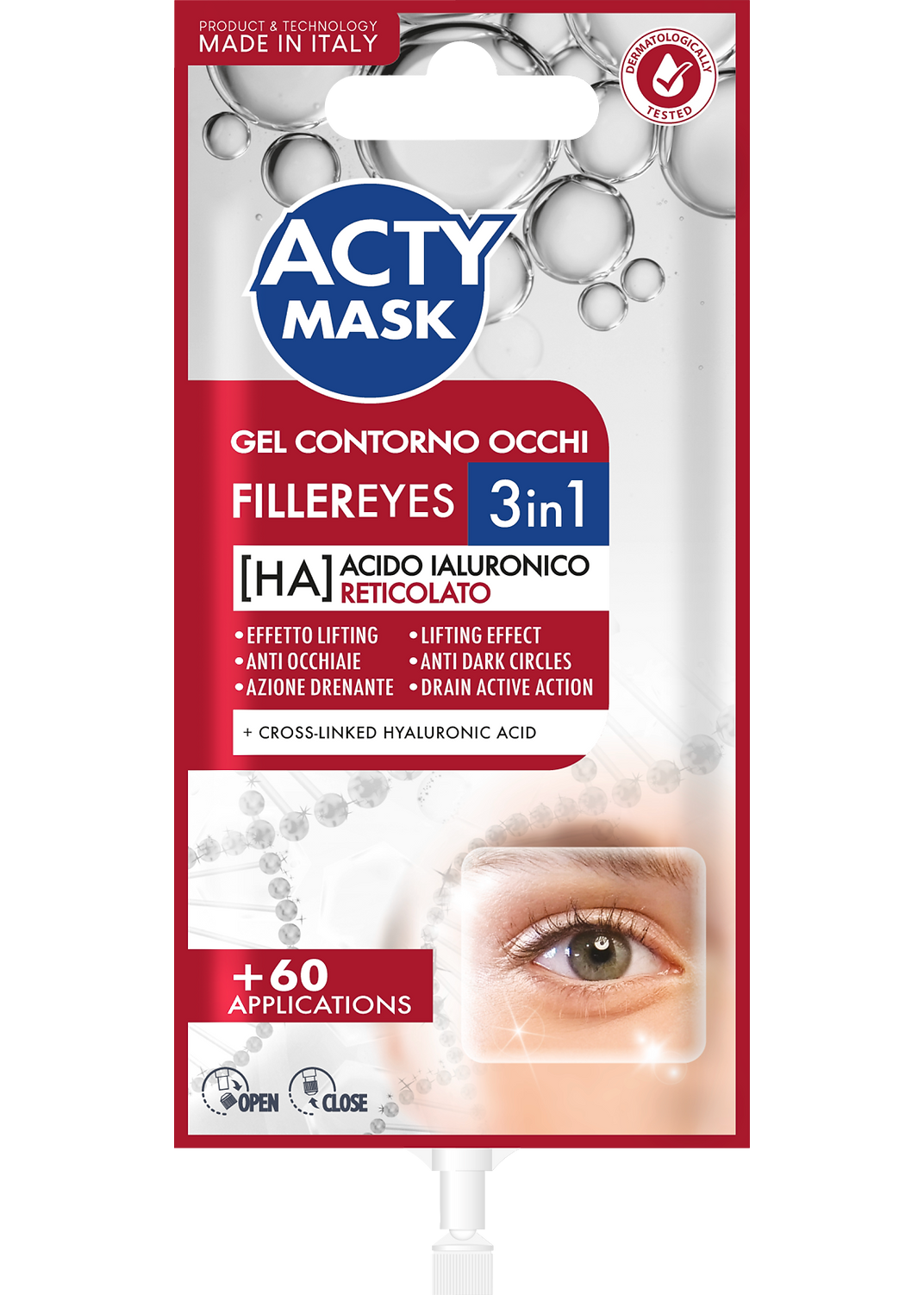 Gel CONTORNO OCCHI (HA) con Acido Ialuronico reticolato