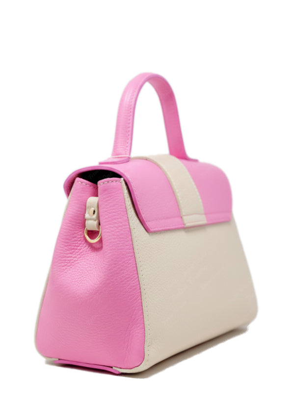 Borsa a Mano e Tracolla in Vera Pelle 100%, Made in Italy, art. 119200