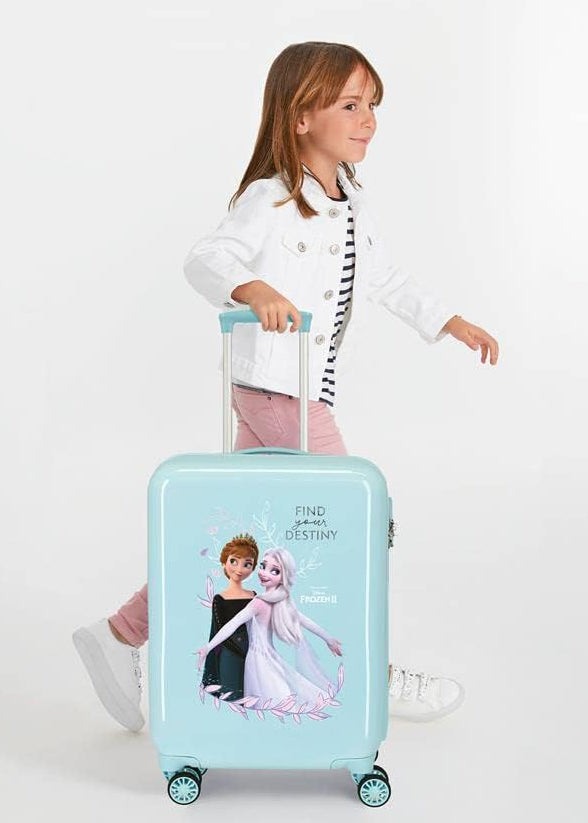Valigia Cabina Disney Frozen Memories – ABS 34L, 4 Ruote, Azzurro Elsa | Disney