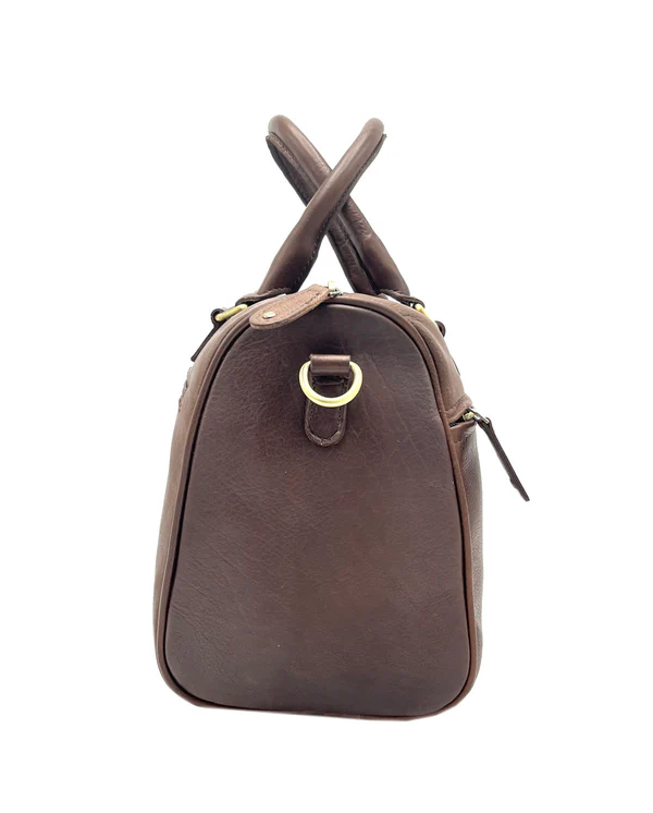 Borsa da Lavoro e Viaggio in Vera Pelle, Doppia Maniglia e Tracolla, Made in Italy – Basile