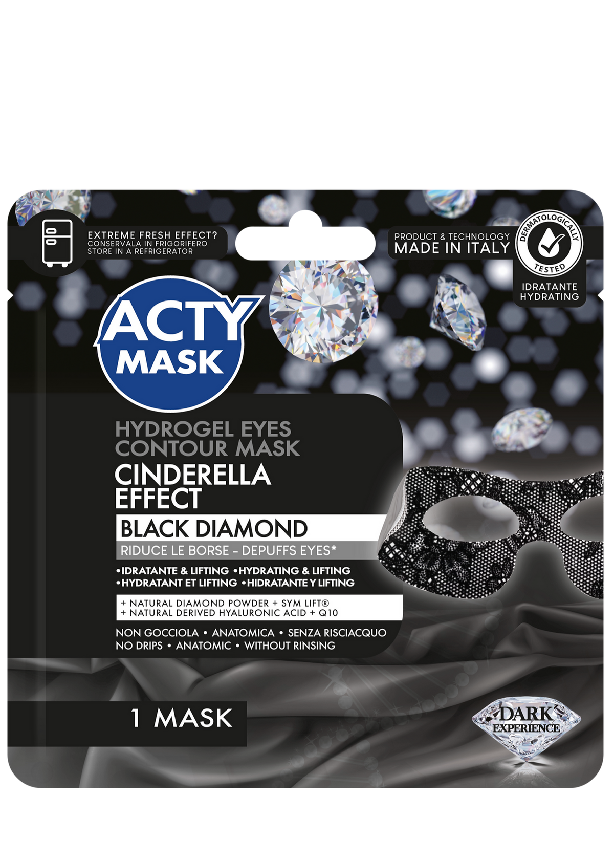 Maschera Contorno Occhi Cinderella Effect con Polvere di Diamanti