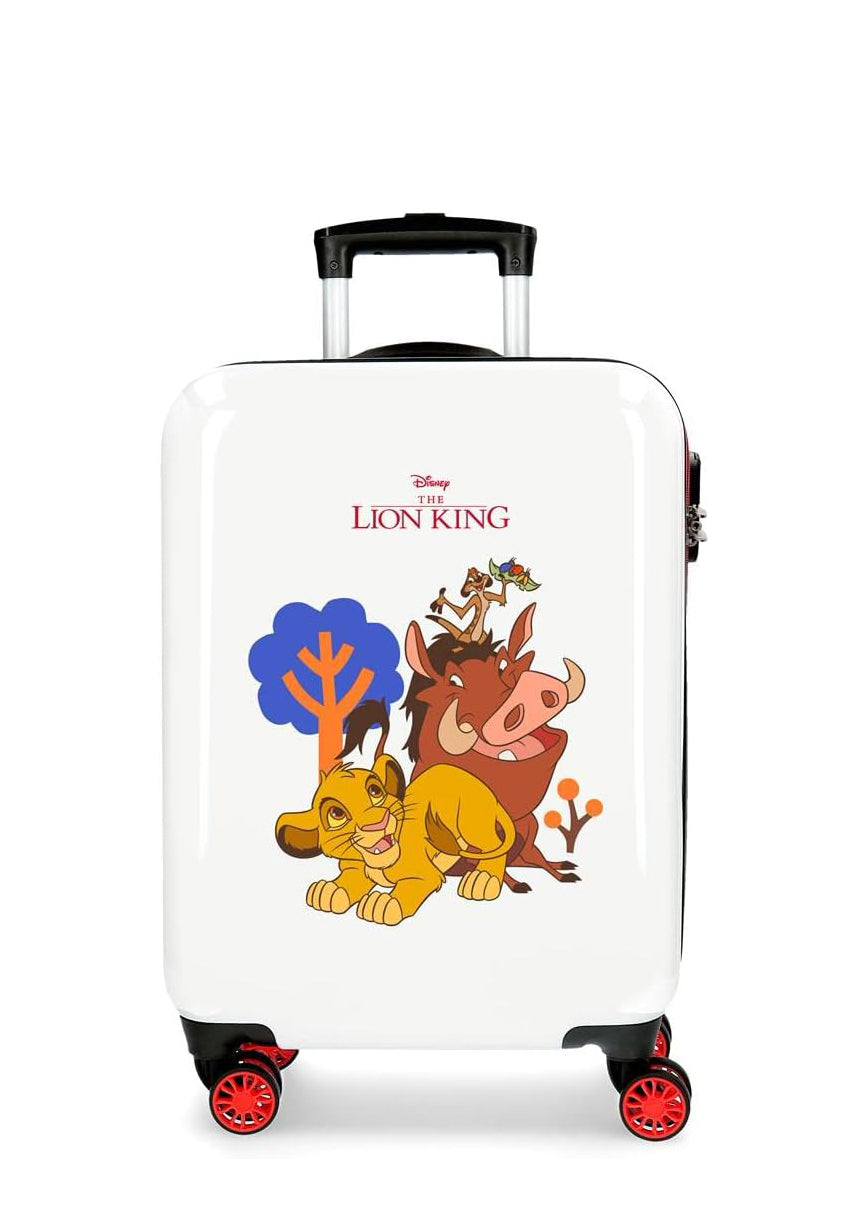 Valigia Cabina Disney Il Re Leone – ABS Leggera 34L, 4 Ruote, Lucchetto | Disney Bianco