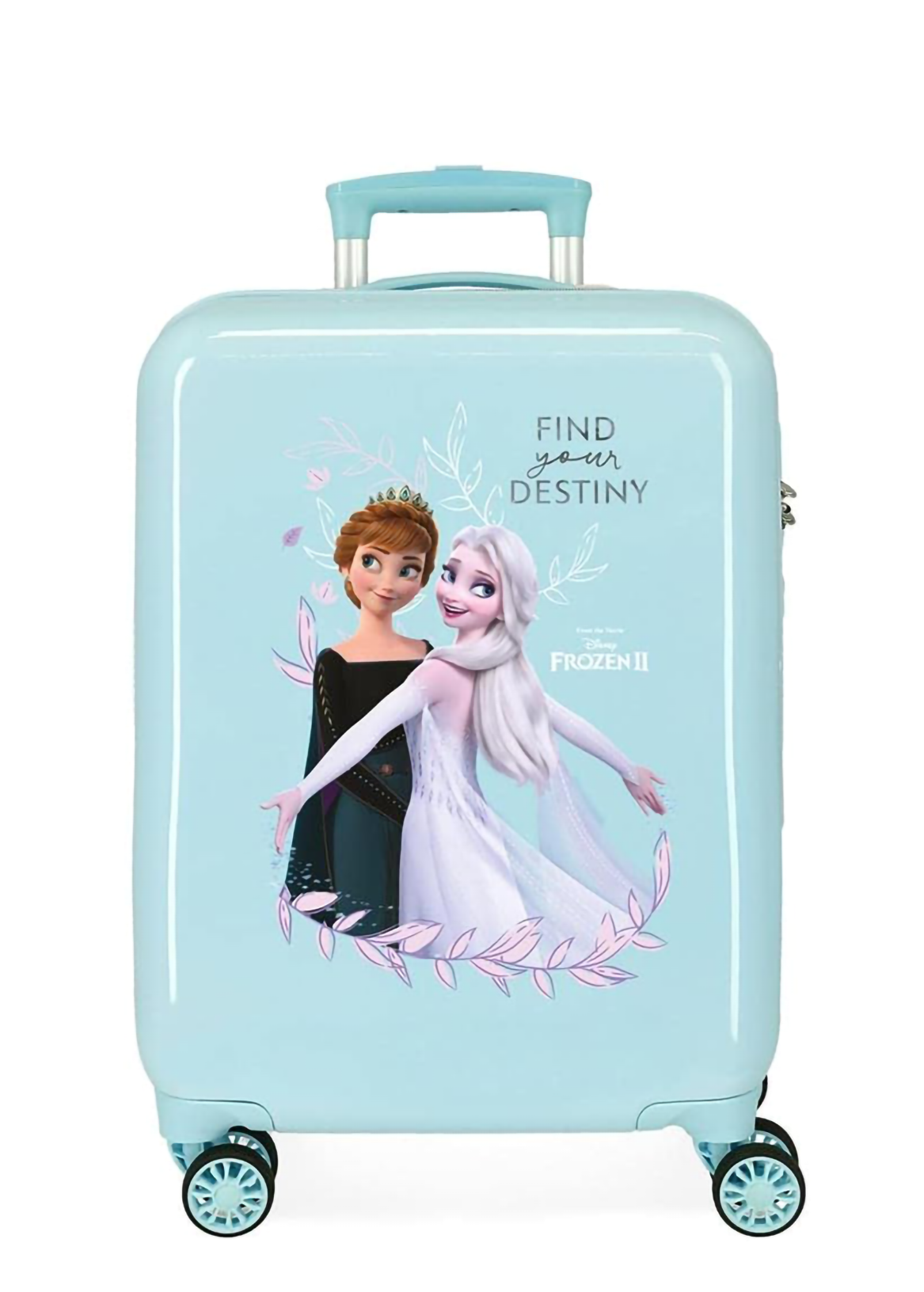 Valigia Cabina Disney Frozen Memories – ABS 34L, 4 Ruote, Azzurro Elsa | Disney Azzuro Plastica