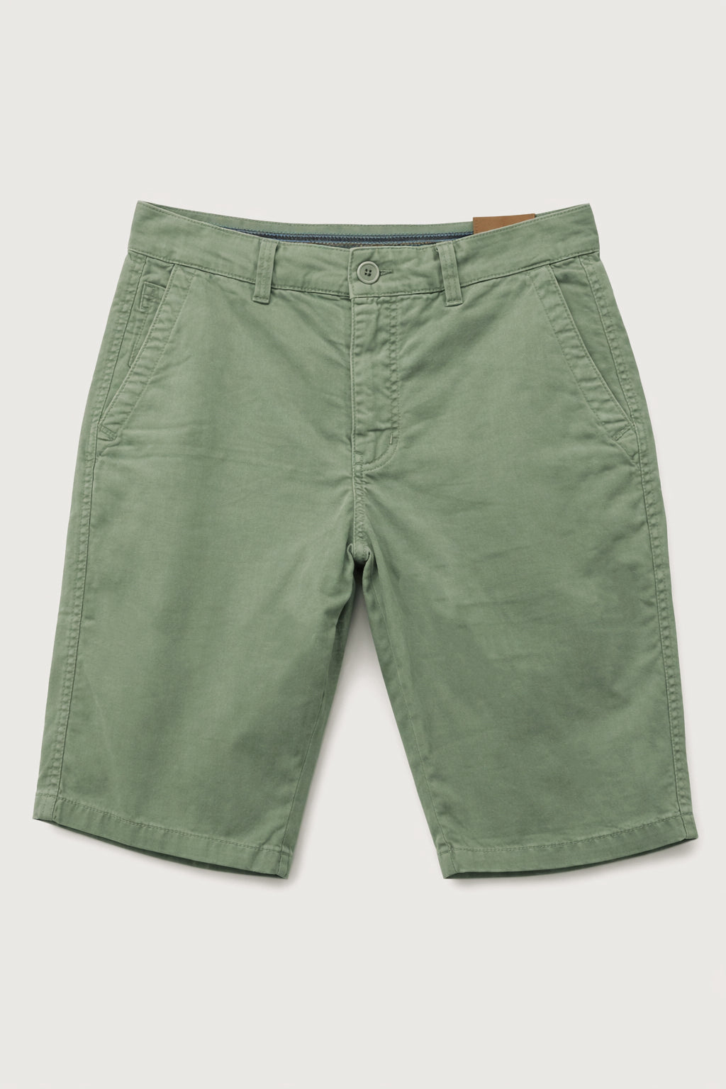 Bermuda Uomo Cotone Elasticizzato Slim Fit Turchese Estivi Casual - 7902 Verde.Bottiglia