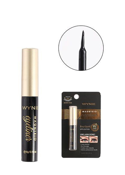 WYNIE Eyeliner Magnetico 5ml – Per Ciglia Magnetiche, Tenuta Tutto il Giorno