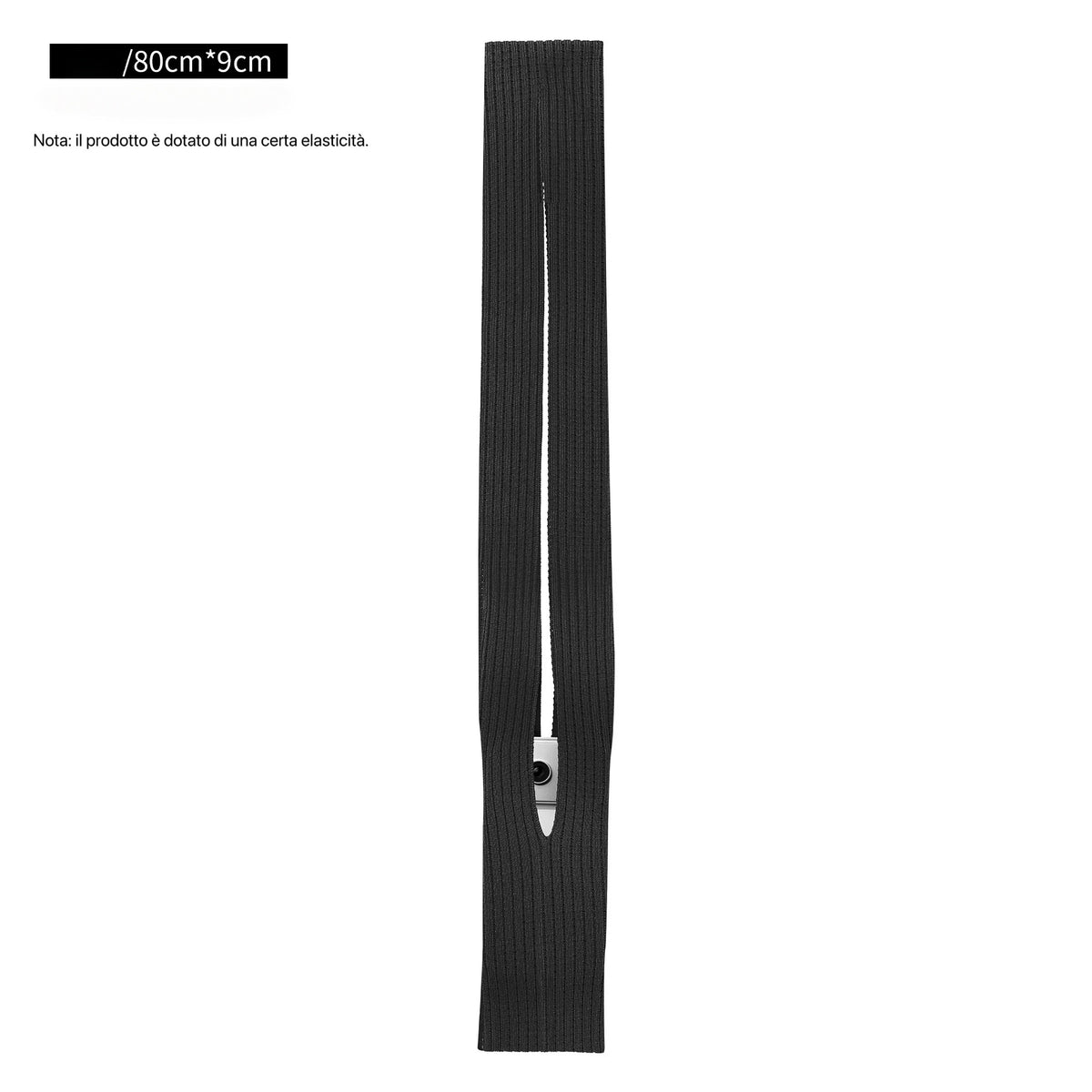 Porta Smartphone a Tracolla in Maglia | 8 Colori | 80×9 cm Nero