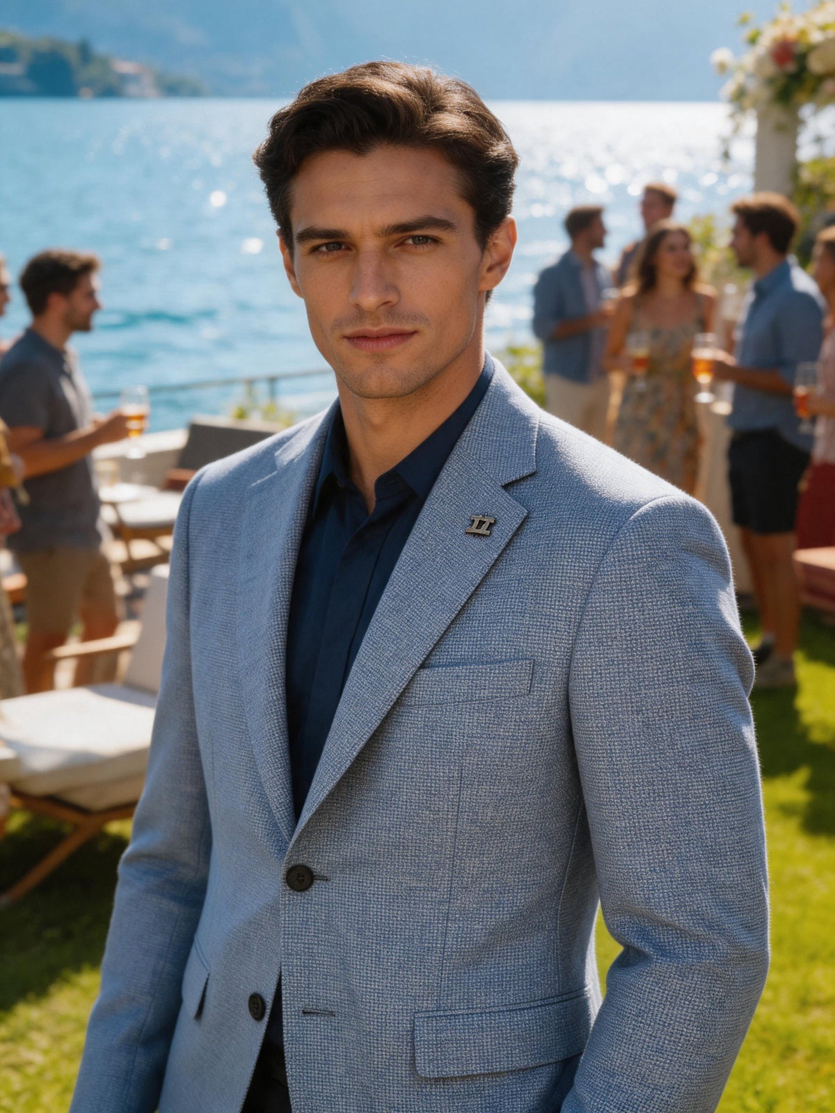 Giacca da Uomo Casual – Misto Cotone e Lino