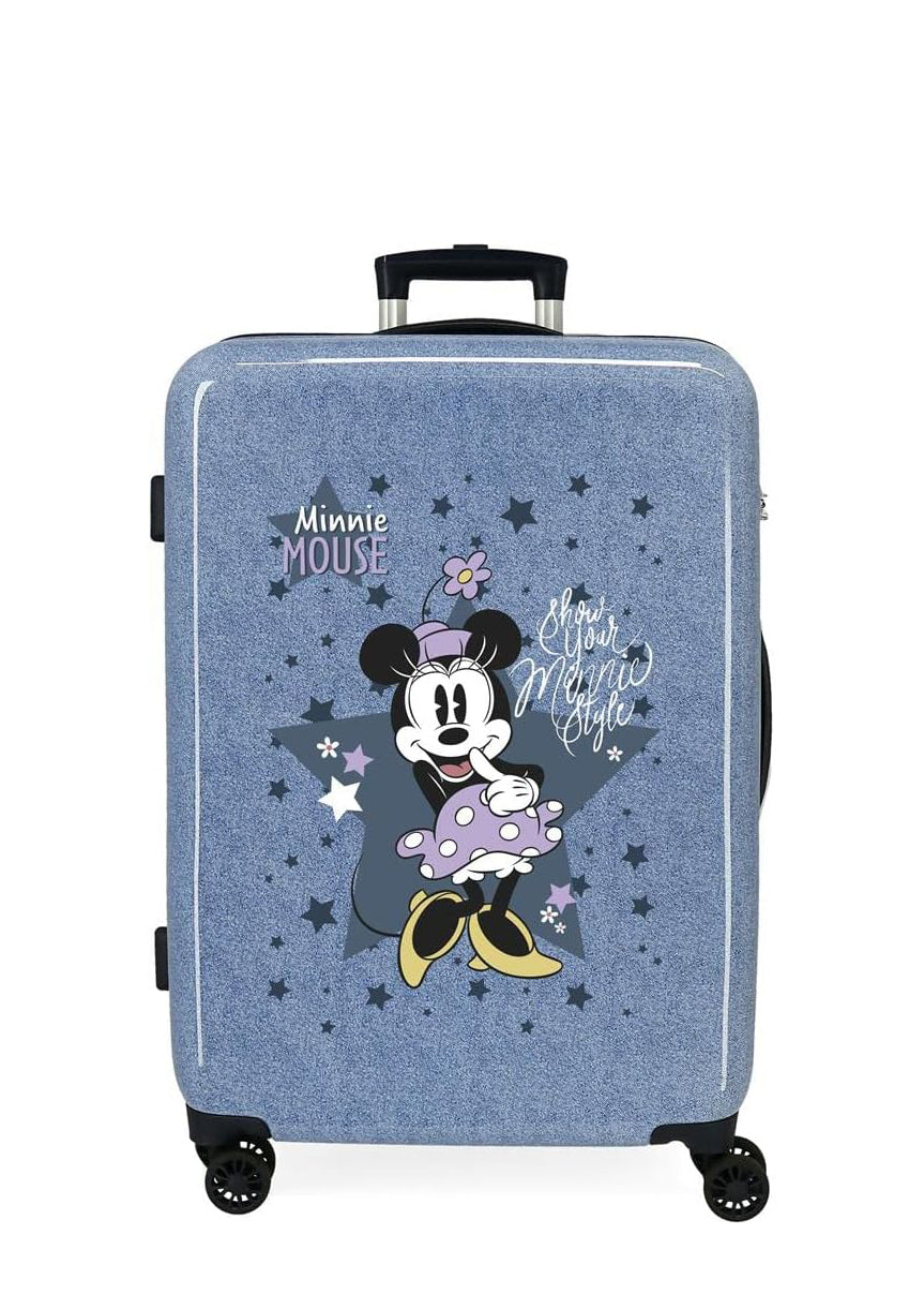 Valigia Cabina Disney Minnie Style – ABS Leggera 34L, 4 Ruote, Lucchetto | Disney