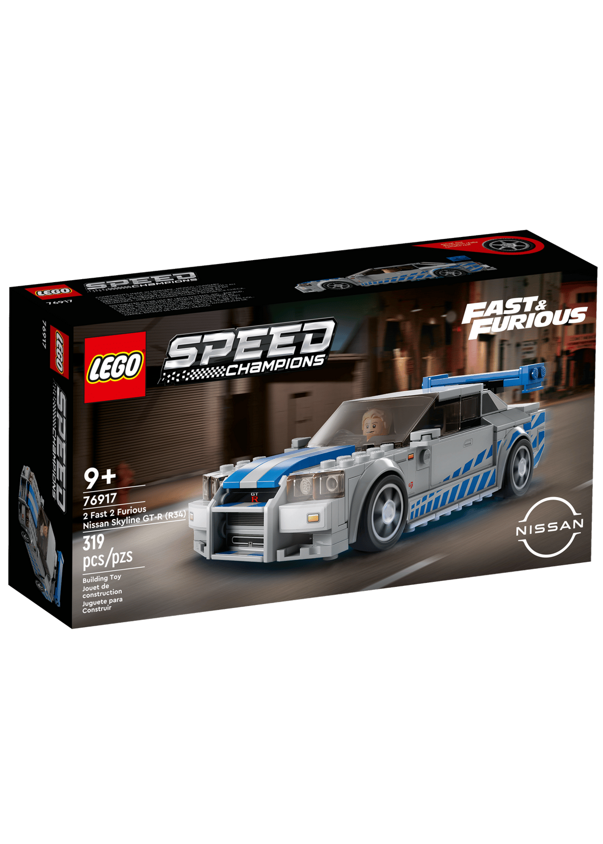 Lego 2 fast 2 furious nissan skyline gt-r (r34)