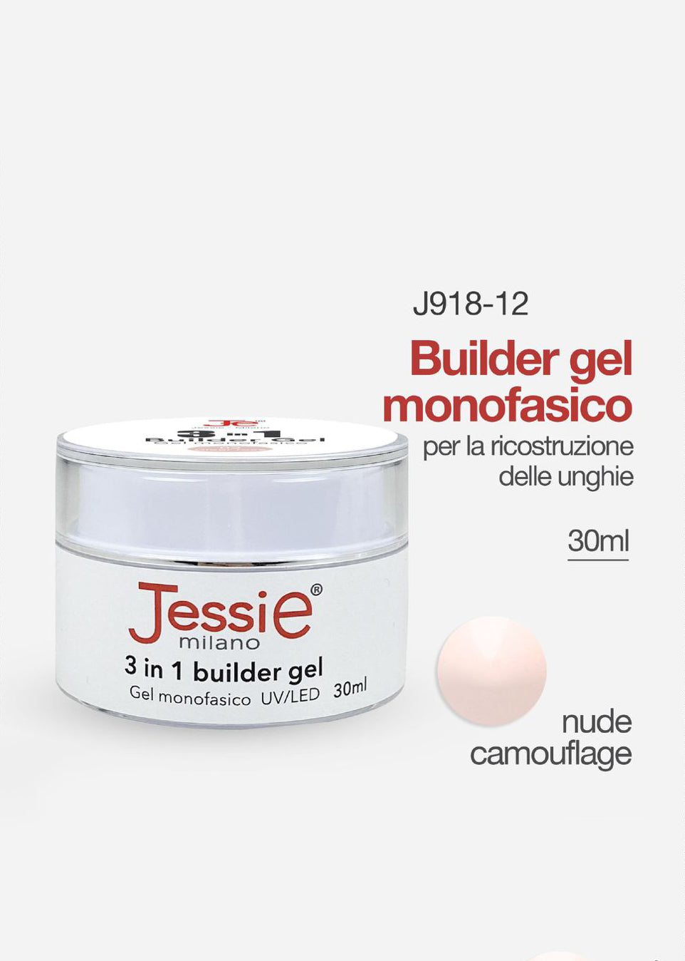 Gel Costruttore Monofasico 3in1 Nude Camouflage 30ml