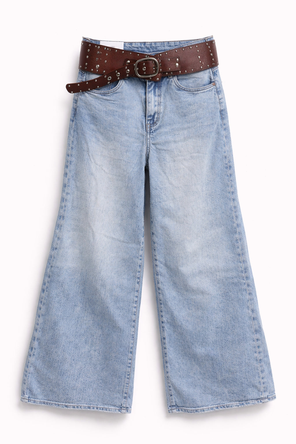Jeans Donna Wide Leg con Cintura Inclusa – Denim Vita Alta 1747