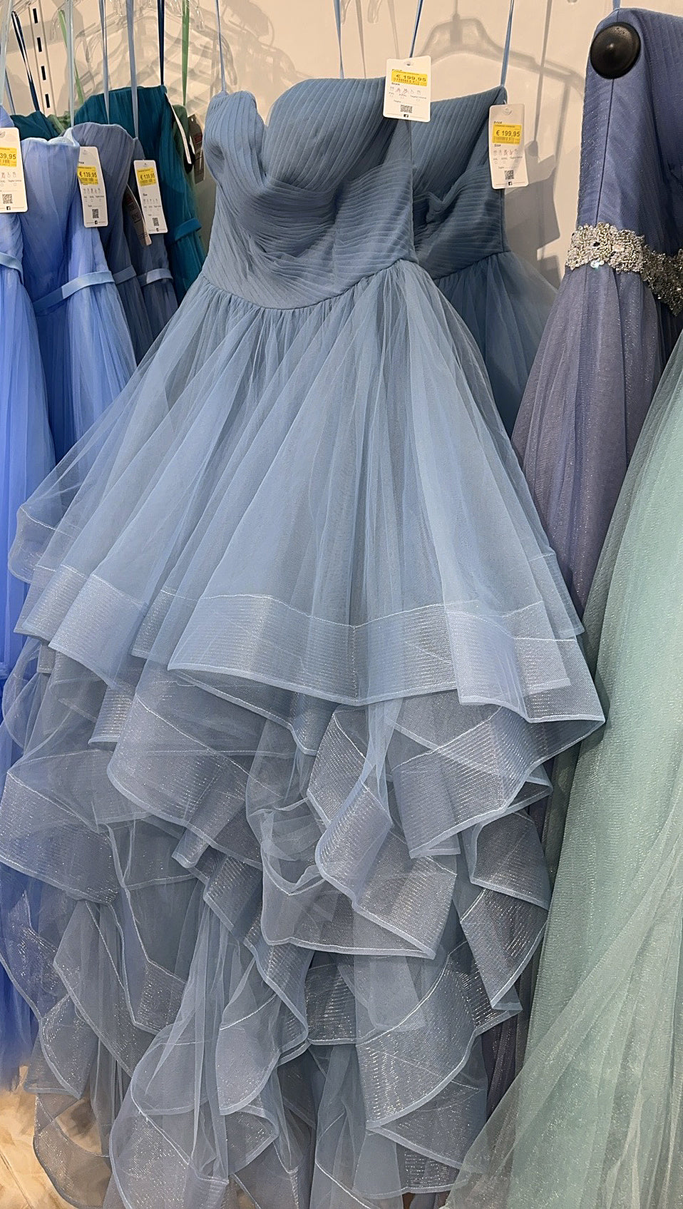Abito da sposa rosso Blue