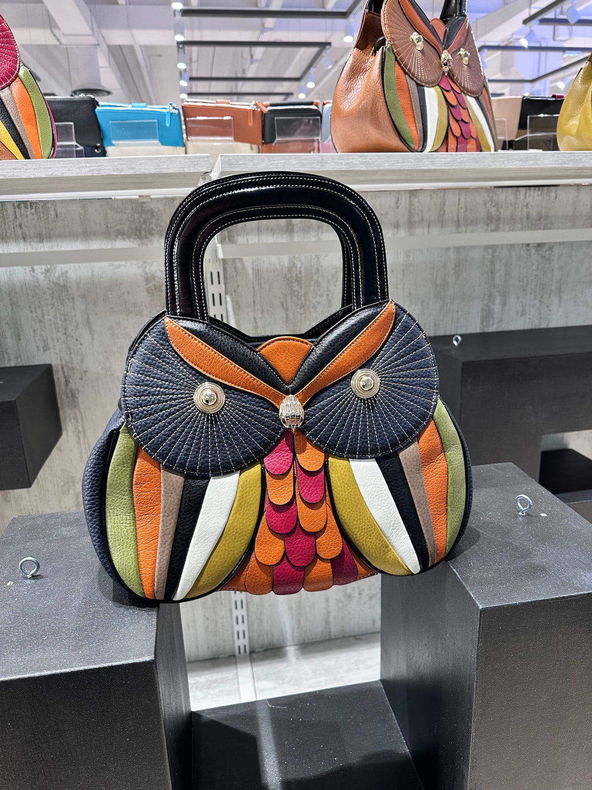 Owl Shaped Handbag – Colorful Animal Purse in 5 Styles | TheOne Fereara Blue
