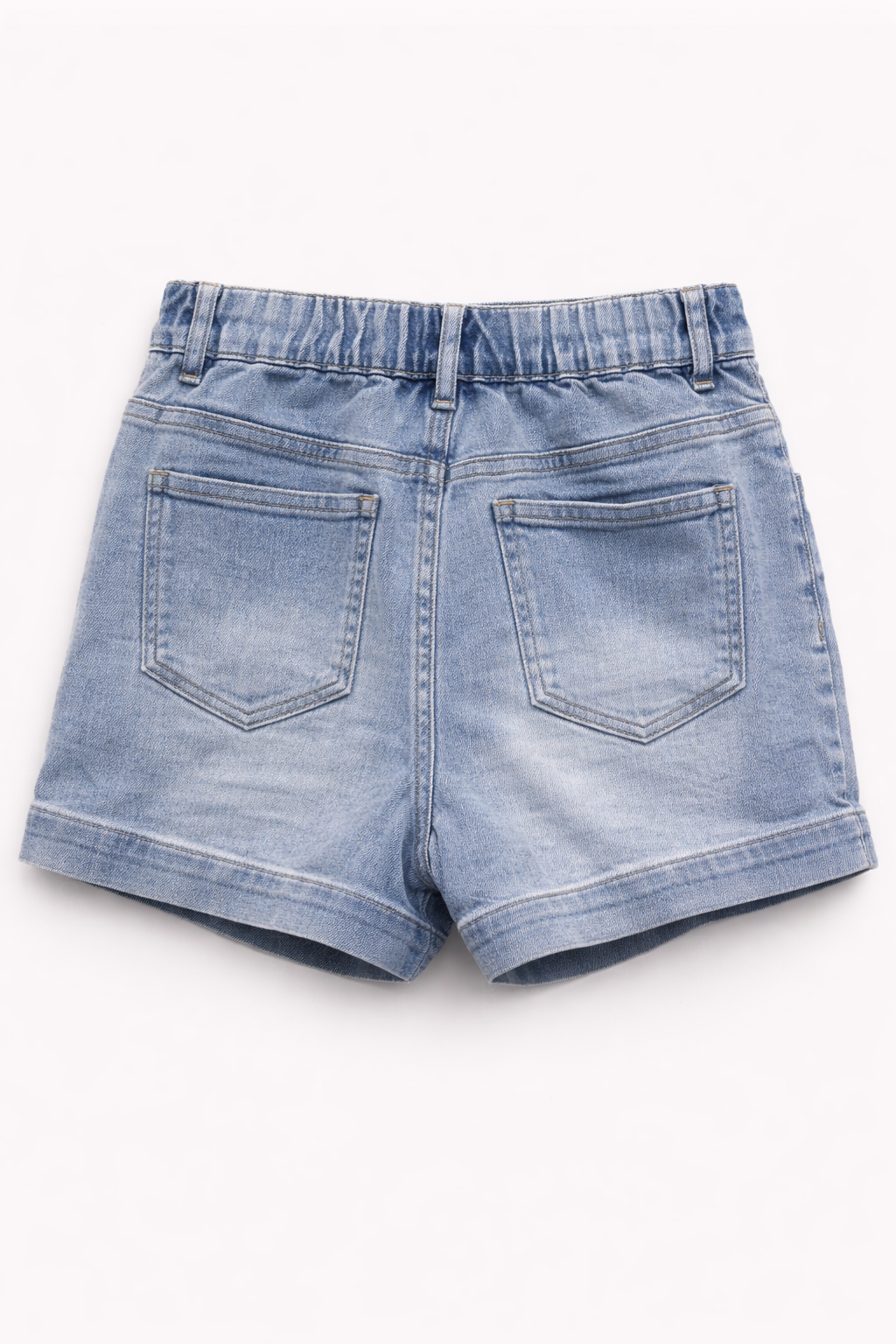 Gonna Pantaloncino Donna – Denim Vita Alta Design Incrociato 5076