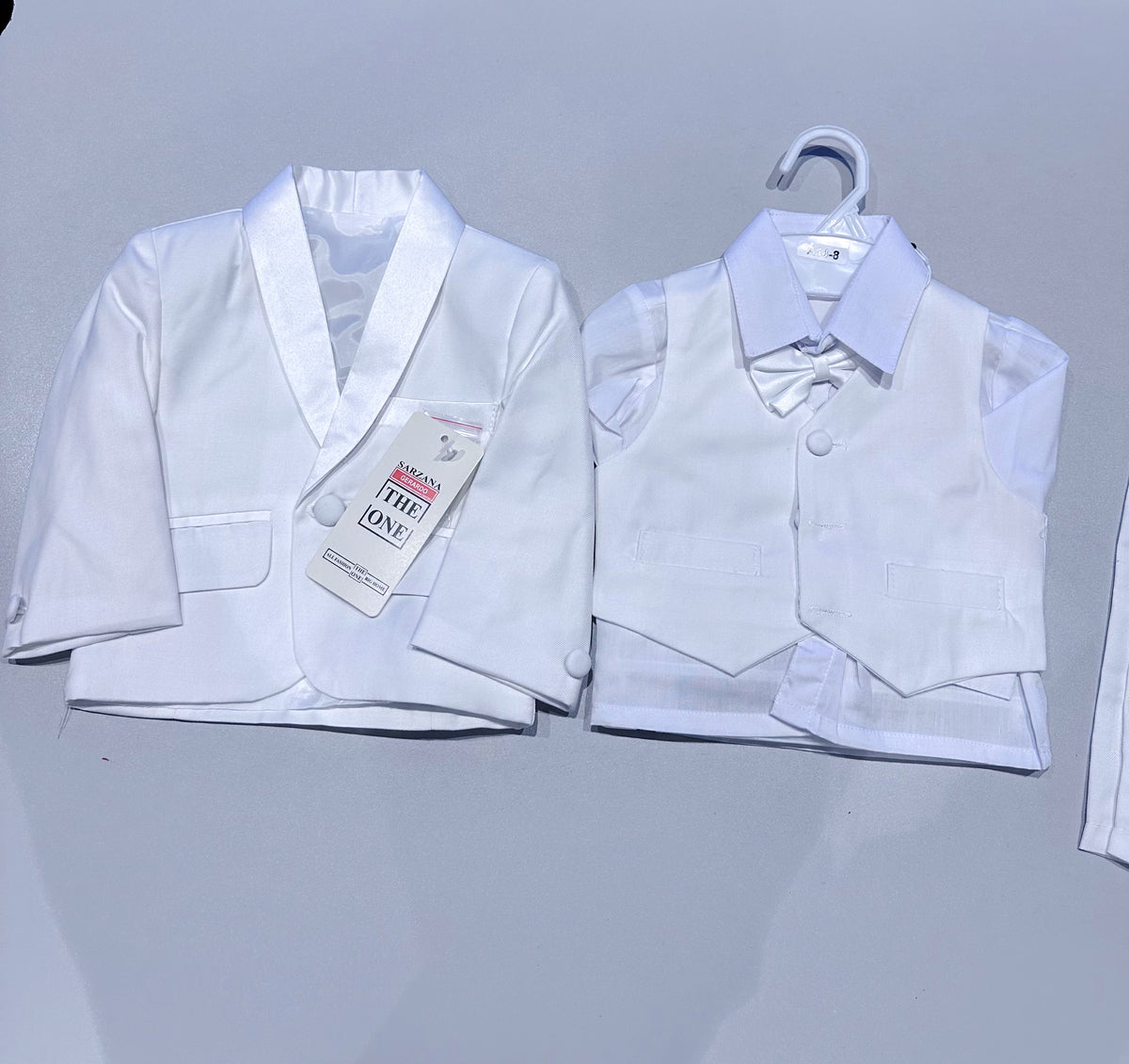 Completo 5 pezzi per neonato | 3-36 mesi-TheOne .A77 Bianco 3M Esterno: 100% Poliestere