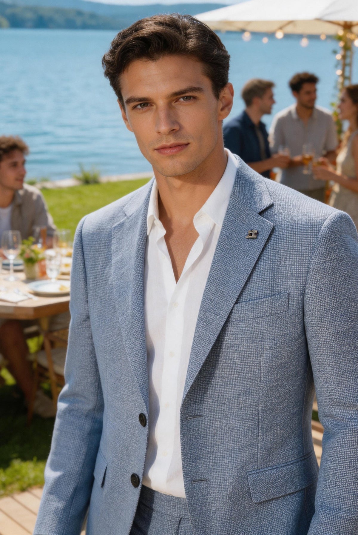 Giacca da Uomo Casual – Misto Cotone e Lino