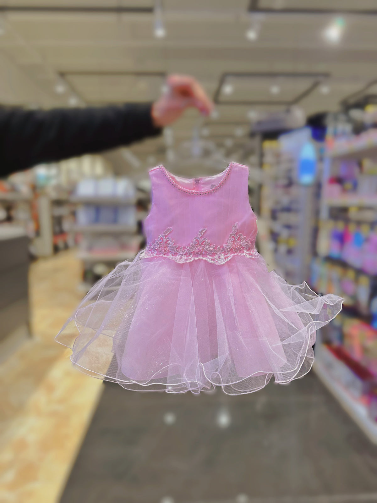 Abito da principessa rosa per bambina 6M–36M Compleanno, Battesimo, Damigella TheOne Bambini 62312 12M
