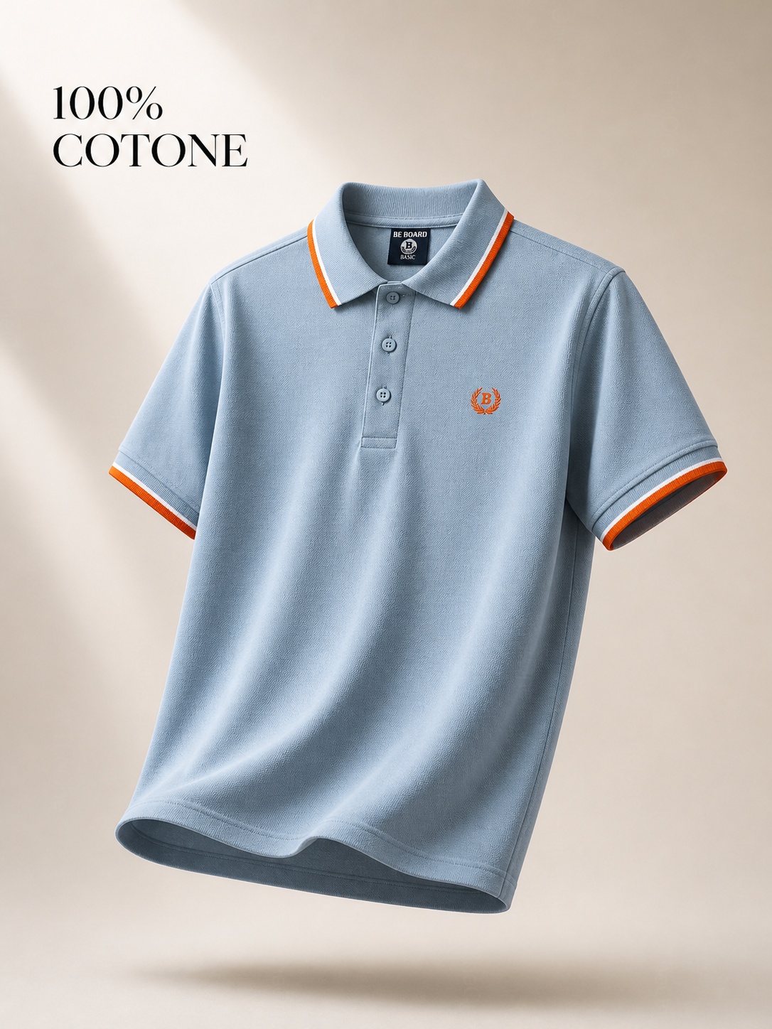 Polo Uomo 100% Cotone Manica Corta Tinta Unita Casual Estate Maglietta Uomo S-3XL Anice