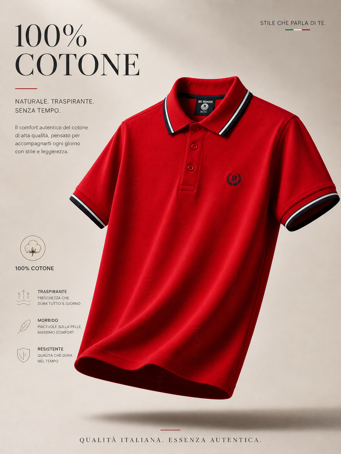 Polo Uomo 100% Cotone Manica Corta Tinta Unita Casual Estate Maglietta Uomo S-3XL Rosso India