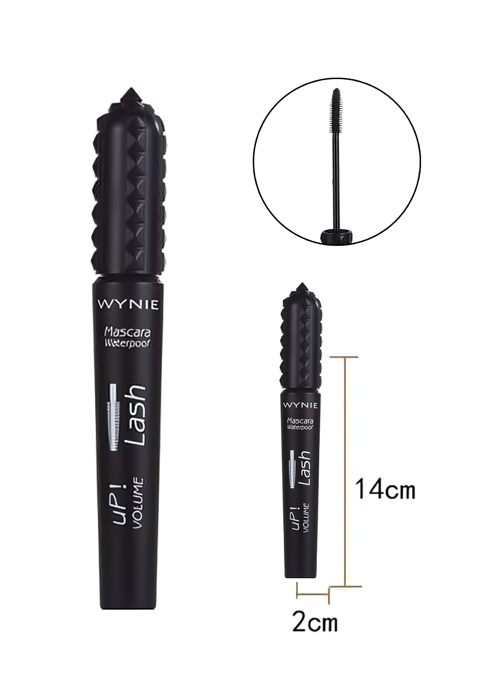 WYNIE Waterproof Lash Mascara Volumizzante e Allungante Nero