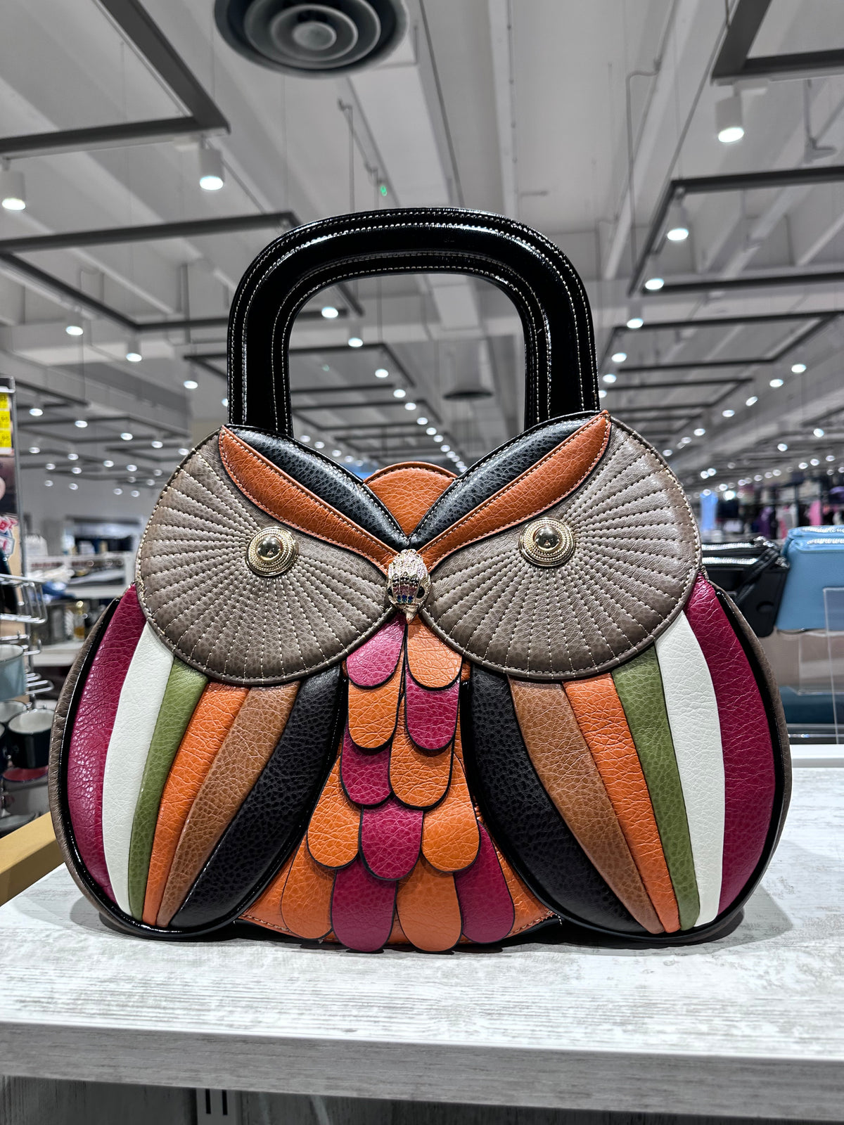 Owl Shaped Handbag – Colorful Animal Purse in 5 Styles | TheOne Fereara Beige