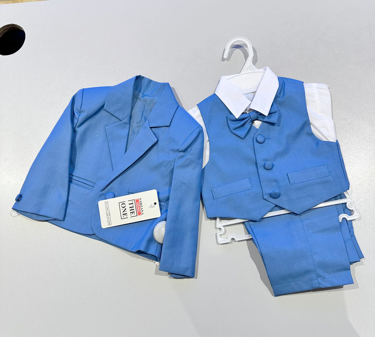 Abito Completo Bambino 5 Pezzi Cerimonia 3-36 Mesi A17