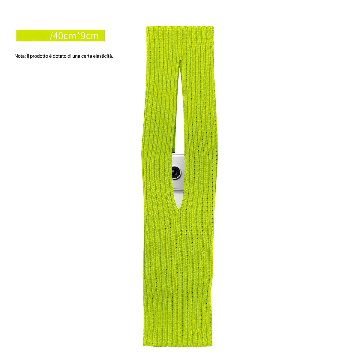 Porta Smartphone da Braccio in Maglia | 8 Colori | 40×9 cm Celeste 40cm*9cm