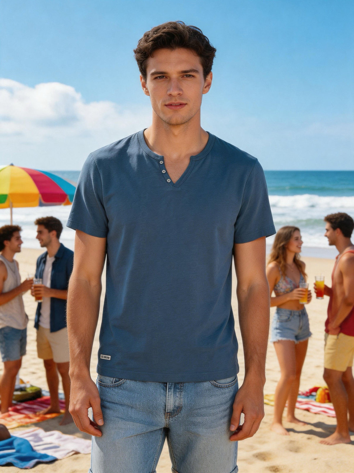 T-shirt Uomo 100% Cotone – Made in Italy