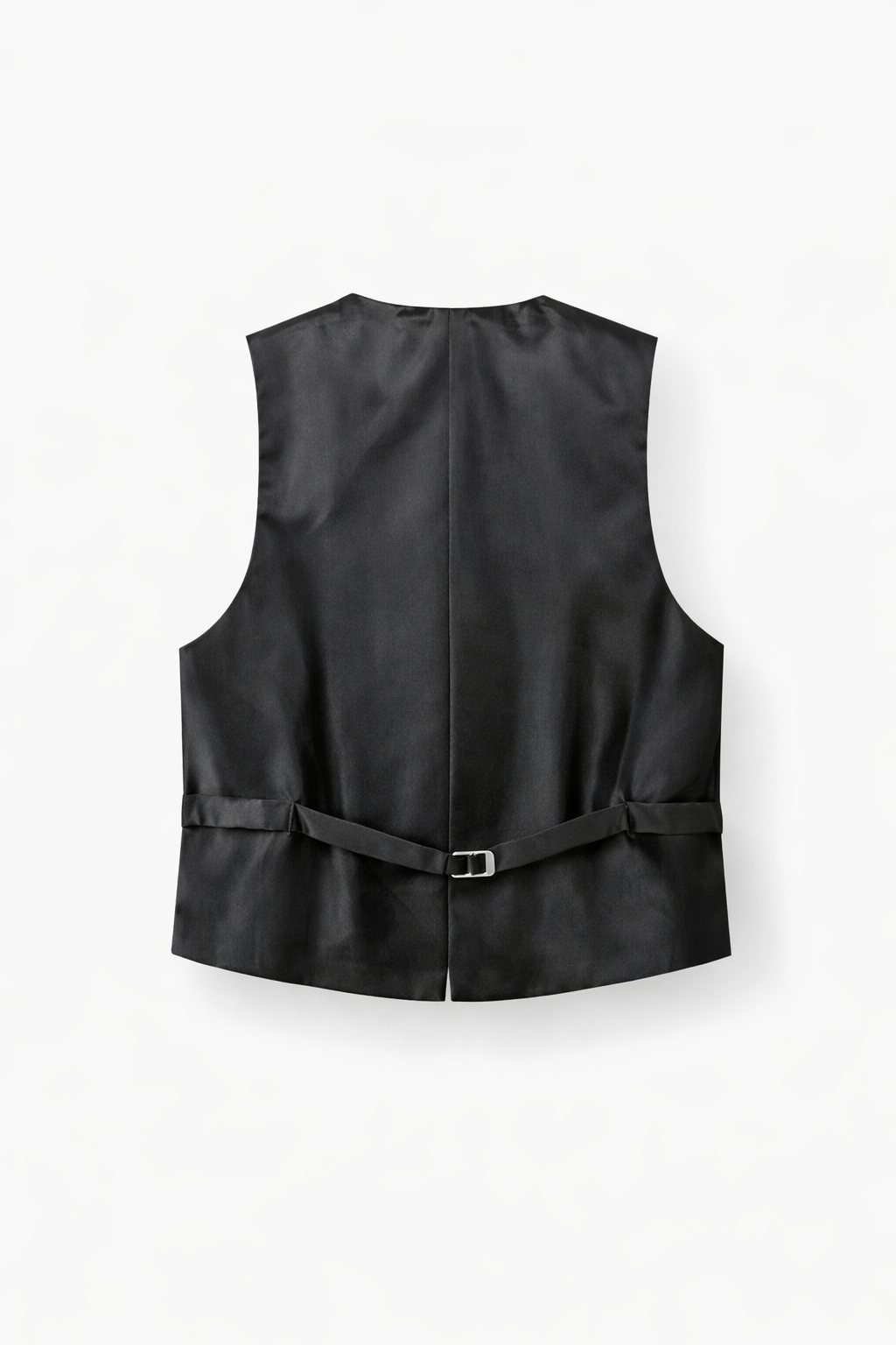 Smoking Uomo Nero 4 Pezzi (Giacca 1 Bottone + Gilet + Pantaloni + Papillon) – Slim Fit 300-1-TheOne Ferrara