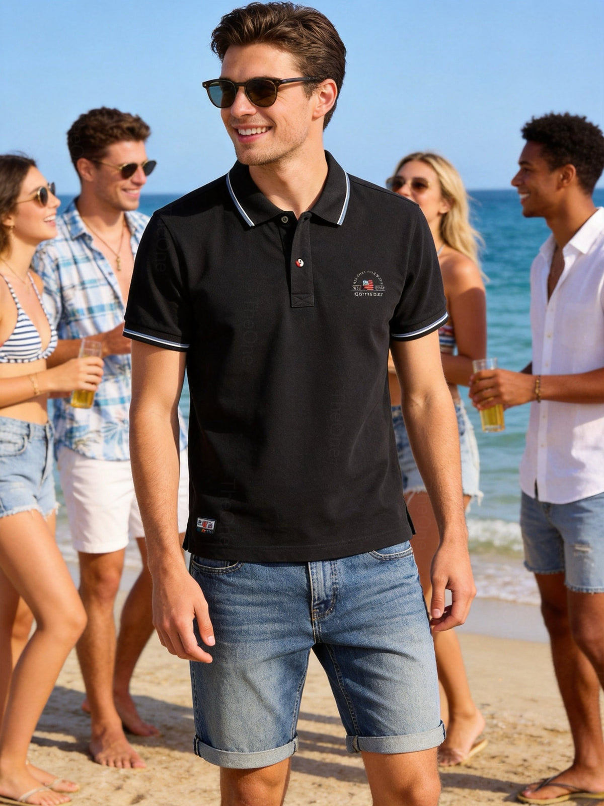 Polo Uomo 100% Cotone Made in Italy – Regular Fit, Manica Corta, Primavera Estate