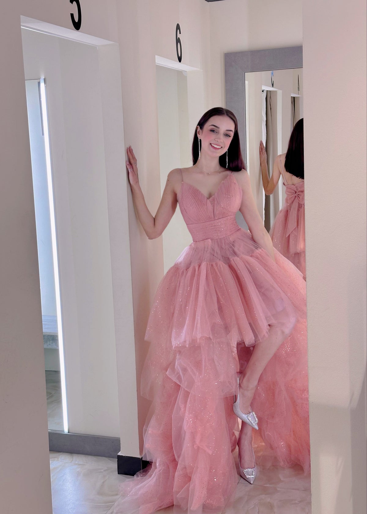 Abito da Sera Rosa 2 in 1 – Eleganza e Versatilità-TheOne